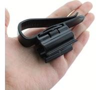 1 support de tuyau en plastique ABS noir pour aquarium, support de fixation pour filtre de bidon, tuyau d'eau, organisation, outil de positionnement des bords d'armoire, tube de 8 à 16 mm