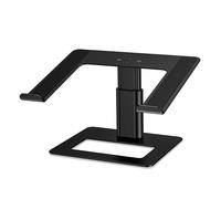 1 Support ordinateur portable, réglable en hauteur, aluminium ventilé, compatible 10-17 pouces, bureau .