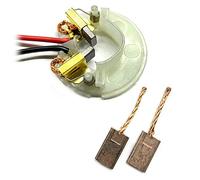 1 support pour balais de charbon avec 2 paires de charbons - Compatible avec les visseuses sans fil Hilti SFC 14-A - Remplace 2042534