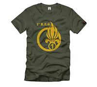 1 T-shirt Régiment Etranger de Génie - Légion étrangère de France - #1478 - Vert - X-Large