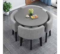 1. Table ronde de réception de bureau moderne pour les petites salles de réunion et les espaces de salon. Design peu encombrant pour les conférences d'affaires et les réunions de café dans les