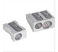 1 taille-crayons en métal 2 trous