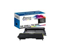- 1 Tambour DR-2000 + 1 Toner TN-2000 - Compatible pour Brother HL-2030 2040 2070N 2045 2075N 2035 2037 2035R, DCP
