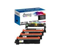 - 1 Tambour DR-230CLBK + 3 Toners TN-230C/M/Y - Compatible pour Brother HL-3040CN 3070CW 3045CN 3075CW, MFC-9010CN