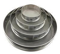 1 tamis à farine rond en acier inoxydable 304 de 10 à 35 cm de diamètre pour cuisine, particules alimentaires, haricots, poudre, huile, farine, tamis en acier inoxydable (20 mailles 1 mm, 25 cm de