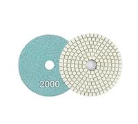 1 Tampon de Polissage diamanté de 4 Pouces for Le ponçage Humide/Sec du Granit, du béton, du marbre, du Verre et de la Pierre.(2000grit)