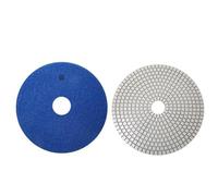 1 Tampon de Polissage diamanté Humide de 8 Pouces (200 mm) for Ponceuse à béton, marbre, comptoir, Sol, Verre, Quartz(Grit 50)