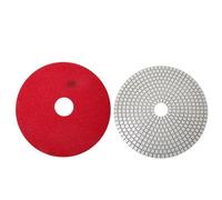 1 Tampon de Polissage diamanté Humide de 8 Pouces (200 mm) for Ponceuse à béton, marbre, comptoir, Sol, Verre, Quartz(Grit 500)