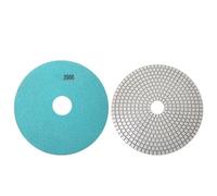 1 Tampon de Polissage diamanté Humide de 8 Pouces (200 mm) for Ponceuse à béton, marbre, comptoir, Sol, Verre, Quartz(Grit 2000)