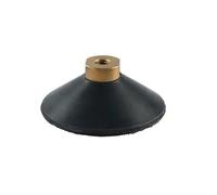 1 tampon de support en caoutchouc de 7,6 cm et 10,2 cm, filetage M10, M14, M16, forme d'arc, crochet et boucle, support de polissage diamanté(3 inch M10)