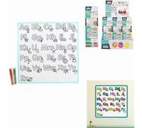 1 Tapis Alphabet A Colorier 50 X 50 Cm 5 Feutre Lavable A L Eau