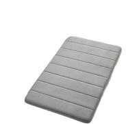 1 tapis antidérapant de 50 x 80 cm, absorption rapide de l'eau, lavage en machine à sec, coton à mémoire de forme, tapis de toilette, doux