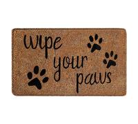 1 tapis antidérapant pour la cuisine, tapis antidérapant pour l'entrée de la maison, tapis de sol intérieur durable paillasson avec surface givrée, tapis de sol rectangulaire 45 x 75 cm