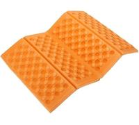 1 tapis de couchage pliable et portable en mousse imperméable pour camping, randonnée, pique-nique (orange)