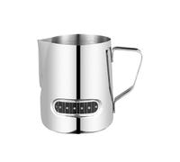 1 tasse en acier inoxydable latte, grande capacité, affichage de la température, pour café art