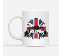 1 tasse imprimée Liverpool - Angleterre Royaume-Uni Royaume-Uni Royaume-Uni Royaume-Uni Skyline Voyage Vacances Ville Drapeau Amoureux Maison Boissons Tasse Cuisine Cadeau #83138