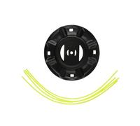 1. Tête de débroussailleuse en métal pour tondeuse à gazon, design robuste et installation facile, accessoire multifonction pour tête de tondeuse de jardinage