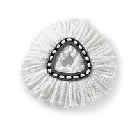 1 tête de rechange universelle à 360° en microfibre compatible avec la tête de rechange Vileda