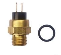 1 thermostat de radiateur de moto - Capteur de température pour ventilateur de liquide de refroidissement - Corps en laiton fileté M14 avec joint en caoutchouc - Convient pour diverses motos (M16 x