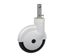 1 tige filetée de 8 pouces M28/30, roue commande centrale silencieuse en caoutchouc/Chariot d'amarrage chirurgical universel for lit d'infirmière(1pc-8 inch-M28)