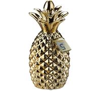 1 Tirelire Ananas, Céramique, Design fruité doré, Ouverture bouchon, Décoration maison .