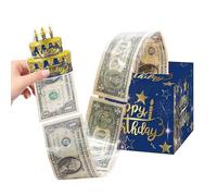 1 tirelire d'anniversaire, 1 carte, 30 sacs, décoration de fête d'anniversaire, tirelire, tirelire surprise, accessoires de décoration d'ambiance, accessoires de cadeau d'argent créatifs
