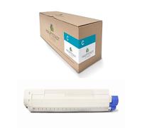 1 toner capital compatible avec Oki CX 2633 et 44059211 cartouche cyan bleu