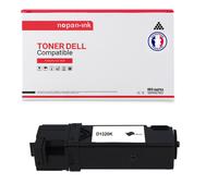 1 Toner pour DELL 593-10258 Black 2000 Pages avec Dell 1320c 1320cn