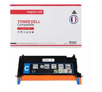 1 Toner pour DELL 593-10290 Cyan 9000 Pages avec Dell 3130cn