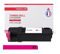 1 Toner pour DELL 593-10315 Magenta 2500 Pages avec Dell 2130cn 2135cn