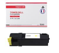 1 Toner pour DELL 593-11037 Yellow 2500 Pages avec Dell 2150cdn 2150cn 2155cdn 2155cn