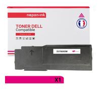 1 Toner pour DELL 593-11121 Magenta 9000 Pages avec Dell C 3700 Series 3760 dn 3760 n 3765 dnf