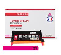 1 Toner pour EPSON C13S051159 Magenta 6000 Pages avec Epson Aculaser C 2800 Epson Aculaser C 2800 DN Epson Aculaser C 2800 DTN Epson Aculaser C 2800 N Epson Aculaser C 2800 Series