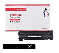 1 Toner pour HP CB435A Black 2500 Pages avec P LaserJet Pro M1120 P LaserJet Pro M1120MFP P LaserJet Pro M1130 P LaserJet Pro M1210 P LaserJet Pro M1212nf P LaserJet Pro M1522 P LaserJet Pro M1522F P