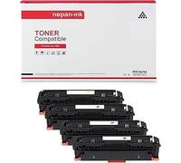 1 Toner pour HP W2030X W2031X W2032X W2033X Black,Cyan,Magenta,Yellow 7500 Pages avec Color LaserJet Enterprise M455dn, Color LaserJet Enterprise MFP M480f, Color LaserJet Pro M454dn, Color LaserJet P