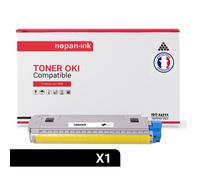1 Toner pour OKI 43487712 Black 6000 Pages avec OKI C 8600 CDTN OKI C 8600 DN OKI C 8600 DTN OKI C 8600 N OKI C 8600 Series OKI C 8800 CDTN OKI C 8800 DN OKI C 8800 DTN OKI C 8800 N OKI C 8800 Series