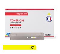 1 Toner pour OKI 44059105 Yellow 8000 Pages avec OKI C 810 CDTN OKI C 810 DN OKI C 810 N OKI C 830 CDTN OKI C 830 DN OKI C 830 DTN OKI C 830 N OKI C 830 Series