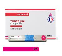NOPAN-INK - x1 Toner - 46508710 (Magenta) - Compatible pour OKI