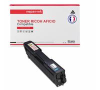 TONER 406480 SPC310C 407637 406480 SPC310C 407637 Cyan x 1 Compatible pour RICOH AFICIO - Lanier SP C 231 SF 240 Series 242 DN 342 dn Rico Aficio SP