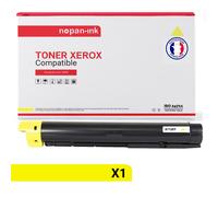 1 Toner pour XEROX 006R01458 Yellow 15000 Pages avec Xerox WC 7120 7125 7220 7220 i 7225 7225 i - WorkCentre 7120 7120 S 7120 Series 7125 7125 T 7220 7220 i 7225 7225 i