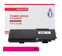 1 Toner pour XEROX 106R02230 Magenta 6000 Pages avec Xerox Paser 6600 Series - 6600 dn - 6600 dnm - 6600 n - Xerox WC 6605 Series - 6605 dn - 6605 dnm - 6605 n - Xerox WorkCentre 6605 Series - 6605 dn