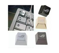 1 touche ESC gravée au laser en alliage de zinc/ABS, finition métallique, bouton ROG Eye pour claviers