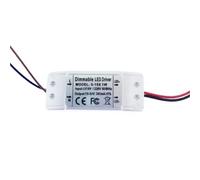 1 transformateur LED 5 V/12 V/36 V/48 V/54 V CC, 5-15 LED 1 W, dimmable, 300 mA, PF95, avec les tensions d'alimentation 110 V et 220 V CA.(110 V)