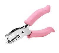 1 Trou Perforatrice 6mm, Pince Papier Capacité 8 Feuilles, Perforateur Rond, Perforatrice Monotrou Poignée Douce Loisirs Créatifs (Rose)