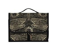 1 trousse de toilette à suspendre de style rétro indien mandala libellule soleil fleur sur noir 1 pièce trousse de toilette portable organisateur de maquillage brosse étui de rangement portable voyage