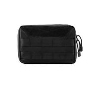 1 trousse de toilette tactique pour homme - Organiseur de voyage noir avec grande capacité pour le camping militaire en plein air - Sac de rasage - Compartiments en polyester robuste - Résistant à
