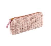 1 Trousse Fourre-Tout Plat Brodée Vintage - Créatrice Gisèle - Dimension 21 x 10 cm - 2 Visuels Disponibles