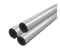 1 tube d'isolation de tuyau en mousse auto-adhésive, pré-fendu, matériau en caoutchouc haute densité pour l'irrigation extérieure d'hiver, arroseur (22 x 20 x 950 mm)