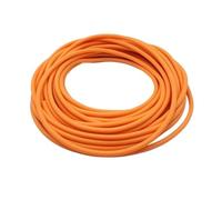 1 tube en caoutchouc latex souple et durable - Tube creux à tête circulaire for meubles et usage industriel(Orange,5mx1.7mmx4.5mm)