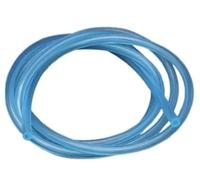 1 tube en silicone à embout rond - Longueur : 1 mètre, diamètre intérieur : 2 mm, diamètre extérieur : 4 mm, tuyau en caoutchouc durable et flexible for usage alimentaire et mécanique(Light blue)